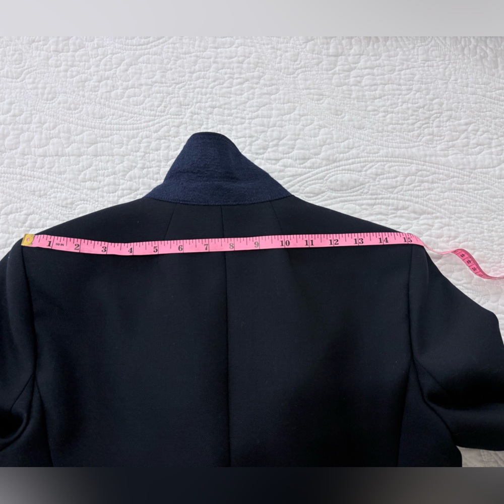 J Crew women’s Rhodes Wool Blazer, Dark Navy, 8P - Picture 5 of 9